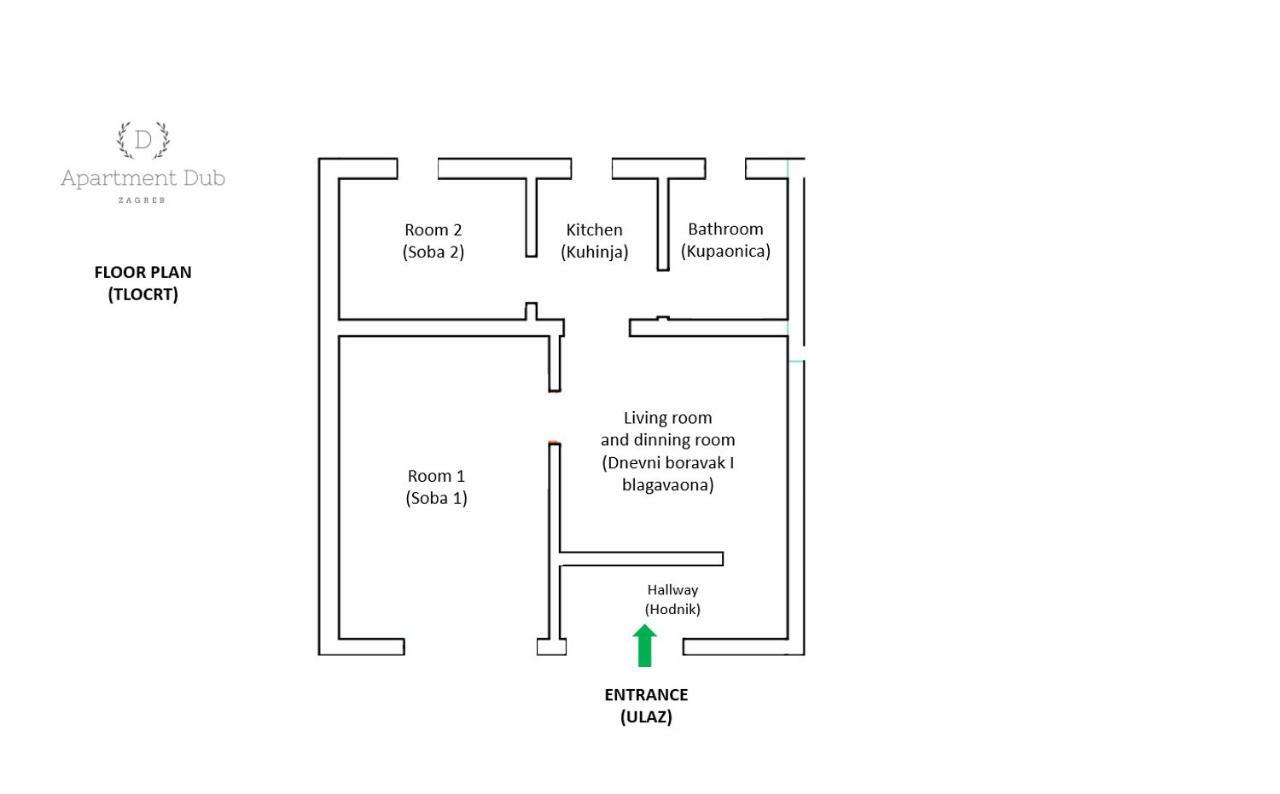 Dub Apartments Zagreb - Free Parking Szoba fotó